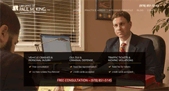 Desktop Screenshot of kingatlaw.com